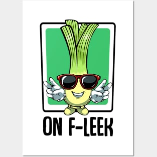 Leek Vegan Posters and Art